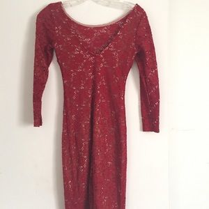 Lacey Red Dress
